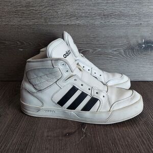 Adidas Neo Cloudfoam Raleigh Mid ART AW5416 Womens Sz 9.5 Sneakers Shoes Leather